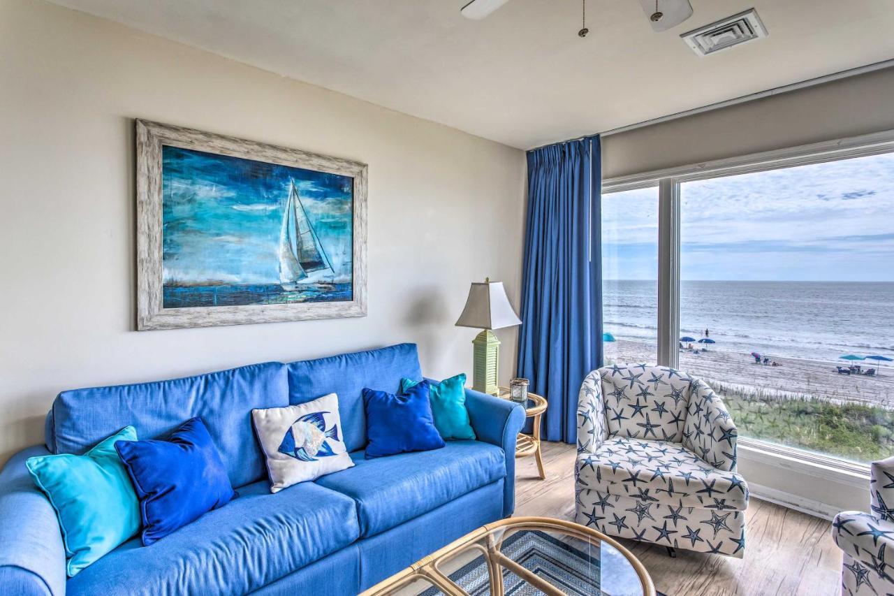 Bright Beachy Condo With Boardwalk Access And Patio! Миртъл Бийч Екстериор снимка