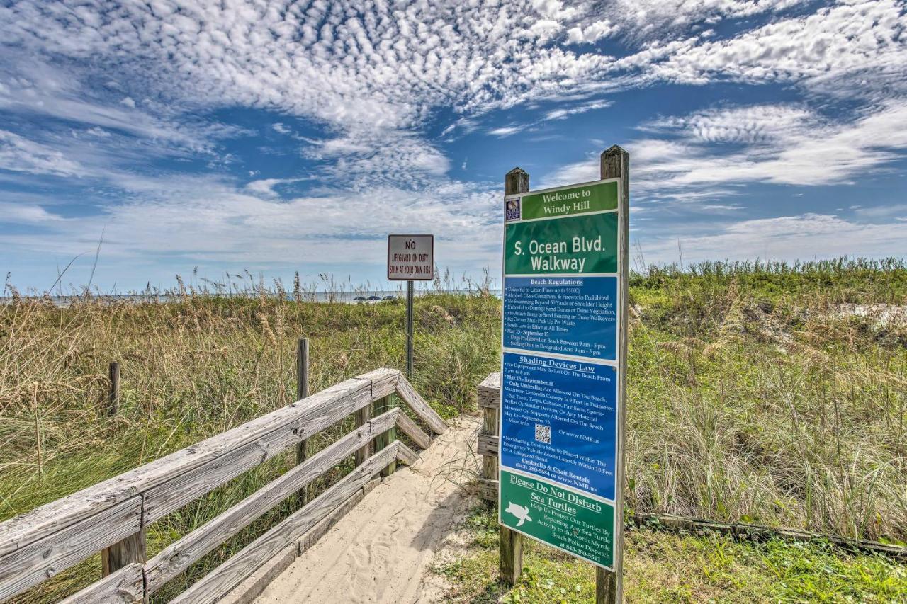 Bright Beachy Condo With Boardwalk Access And Patio! Миртъл Бийч Екстериор снимка