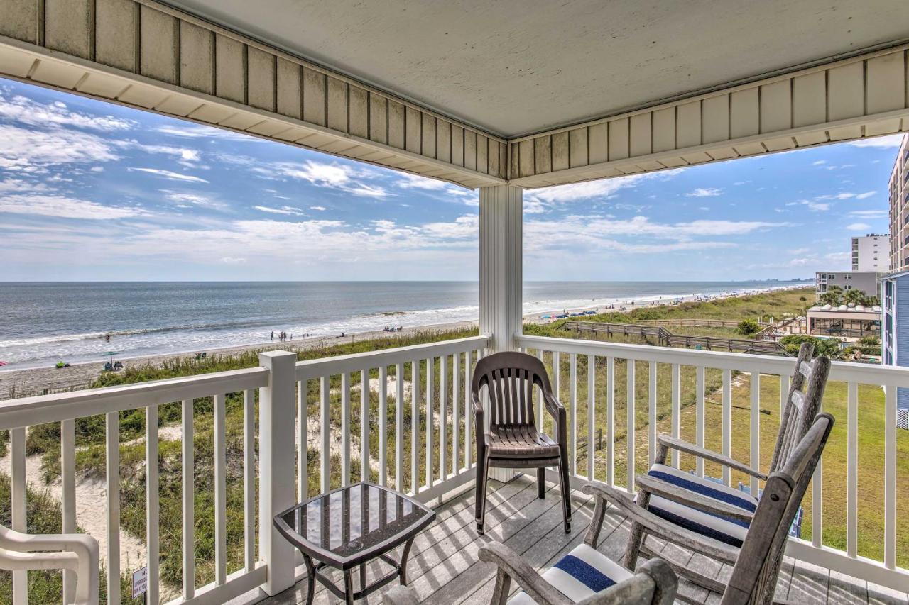 Bright Beachy Condo With Boardwalk Access And Patio! Миртъл Бийч Екстериор снимка